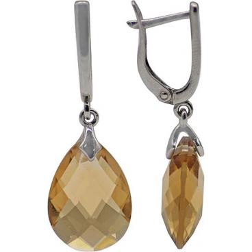 Серебряные серьги Серебро России S-13180-45499 с фианитами 1 Серебряные серьги Серебро России S-13180-45499 с фианитами 1