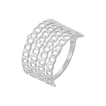 Серебряное кольцо КЮЗ Дельта S113467 с фианитами 1 Серебряное кольцо КЮЗ Дельта S113467 с фианитами 1