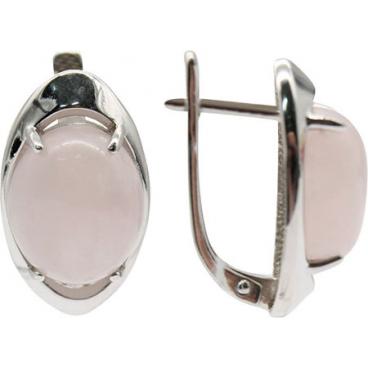 Серебряные серьги Ювелирные Традиции S620-4903KVR с кварцем 1 Серебряные серьги Ювелирные Традиции S620-4903KVR с кварцем 1