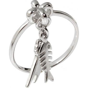 Серебряное наборное кольцо Sandara SGR321 с фианитами 1 Серебряное наборное кольцо Sandara SGR321 с фианитами 1