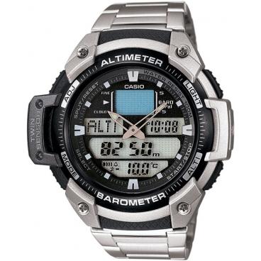 Мужские японские наручные часы Casio SGW-400HD-1B с хронографом 1