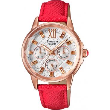 Женские японские наручные часы Casio SHE-3029PGL-7A 1
