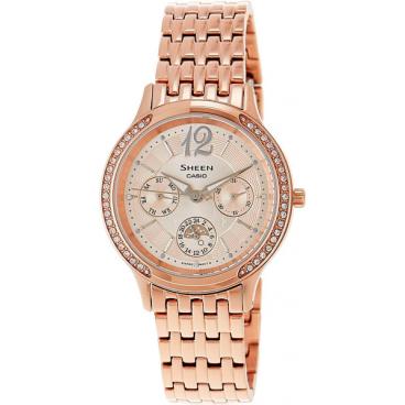 Женские японские наручные часы Casio SHE-3030PG-9A 1