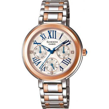 Женские японские наручные часы Casio SHE-3034SG-7A 1