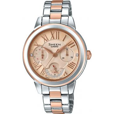 Женские японские наручные часы Casio SHE-3059SPG-9A 1