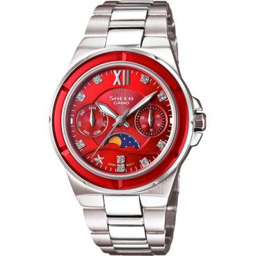 Женские японские наручные часы Casio SHE-3500D-4A 1