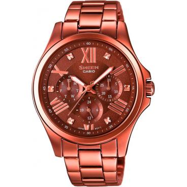 Женские японские наручные часы Casio SHE-3806BR-5A 1