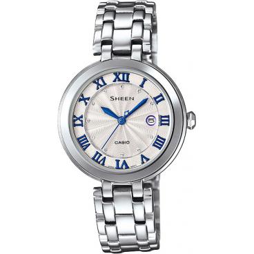 Женские японские наручные часы Casio SHE-4033D-7A 1
