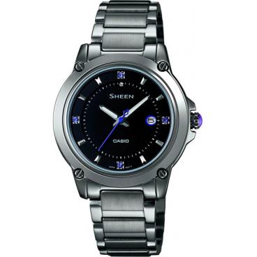 Женские японские наручные часы Casio SHE-4507BD-1A 1
