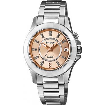 Женские японские наручные часы Casio SHE-4509SG-4A 1