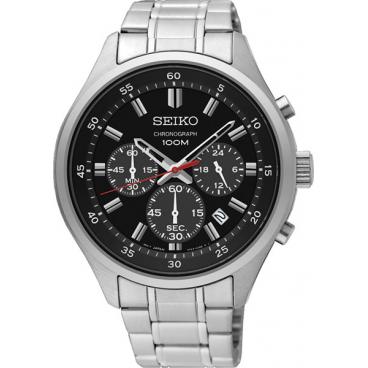 Мужские японские наручные часы Seiko SKS587P1 с хронографом 1