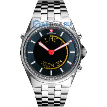 Мужские швейцарские наручные часы Swiss Mountaineer SM1380 с хронографом 1