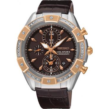 Женские японские наручные часы Seiko SNDV62P1 с хронографом 1