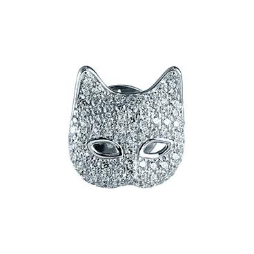 Серебряная брошь Element47 by JV SO-B0057 c цирконом 1 Серебряная брошь Element47 by JV SO-B0057 c цирконом 1