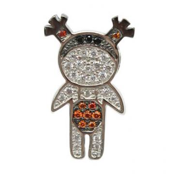 Серебряная брошь Element47 by JV SO-B0202BC с цирконием 1 Серебряная брошь Element47 by JV SO-B0202BC с цирконием 1