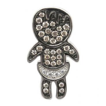 Серебряная брошь Element47 by JV SO-B0203BC с цирконием 1 Серебряная брошь Element47 by JV SO-B0203BC с цирконием 1