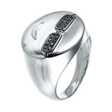 Серебряный перстень Element47 by JV SR28057 с цирконием 1 Серебряный перстень Element47 by JV SR28057 с цирконием 1