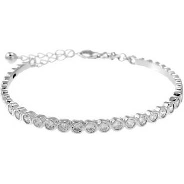 Серебряный браслет цепь Национальное Достояние Sc6006r-nd с цирконами 1 Серебряный браслет цепь Национальное Достояние Sc6006r-nd с цирконами 1