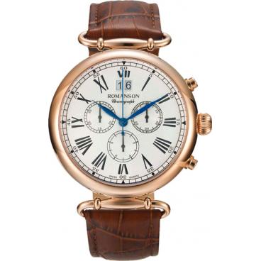 Мужские наручные часы Romanson TL7A13HMR(WH) с хронографом 1 Мужские наручные часы Romanson TL7A13HMR(WH) с хронографом 1