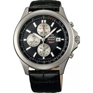 Мужские японские титановые наручные часы Orient TT0T002B с хронографом 1 Мужские японские титановые наручные часы Orient TT0T002B с хронографом 1