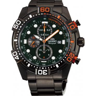 Мужские японские наручные часы Orient TT16001F с хронографом 1