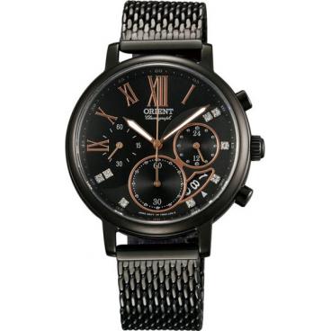 Женские японские наручные часы Orient TW02001B с хронографом 1