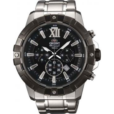 Мужские японские наручные часы Orient TW03001B с хронографом 1