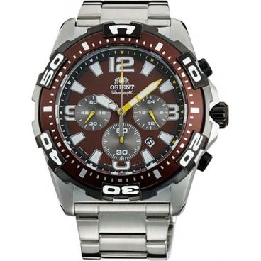 Мужские японские наручные часы Orient TW05002T с хронографом 1
