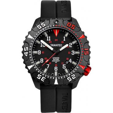 Мужские швейцарские механические наручные часы Tawatec TWT.47.B6.A1B 1