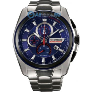 Мужские японские наручные часы Orient TZ00001D с хронографом 1