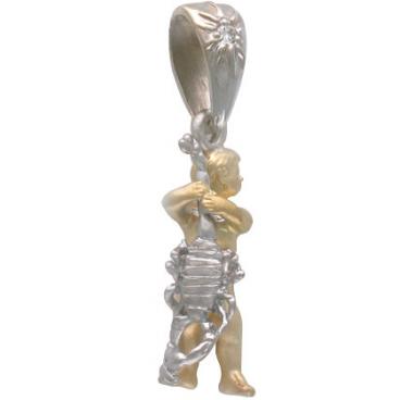 Золотой кулон Эстет V5P664011 c бриллиантом 1 Золотой кулон Эстет V5P664011 c бриллиантом 1