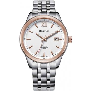 Мужские японские механические наручные часы Rhythm VA1503S03 1