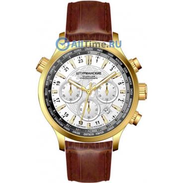 Мужские российские наручные часы Штурманские VD53-3386880 с хронографом 1