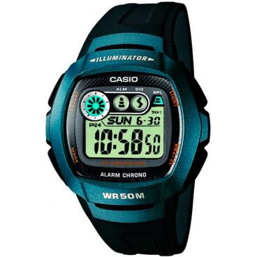 Мужские японские наручные часы Casio W-210-1B 1