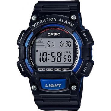 Мужские японские наручные часы Casio W-736H-2A с хронографом 1