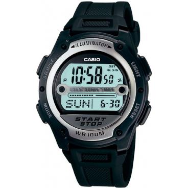 Мужские японские наручные часы Casio W-756-1A 1