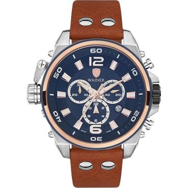 Мужские швейцарские наручные часы Wainer WA.10980-T с хронографом 1