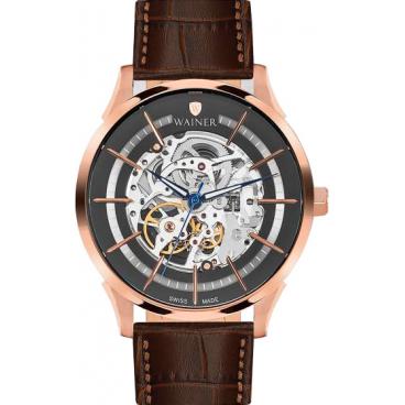 Мужские швейцарские механические наручные часы Wainer WA.25916-C 1 Мужские швейцарские механические наручные часы Wainer WA.25916-C 1