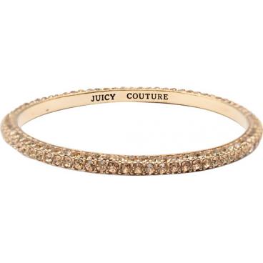 Латунный жесткий браслет Juicy Couture YJRU6632/740 с цирконием 1 Латунный жесткий браслет Juicy Couture YJRU6632/740 с цирконием 1