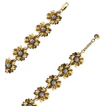 Латунный браслет цепь Juicy Couture YJRU7739/710 с цирконием 1 Латунный браслет цепь Juicy Couture YJRU7739/710 с цирконием 1