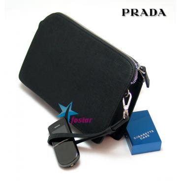 Барсетка Prada 1041-8BK 2 Барсетка Prada 1041-8BK 2
